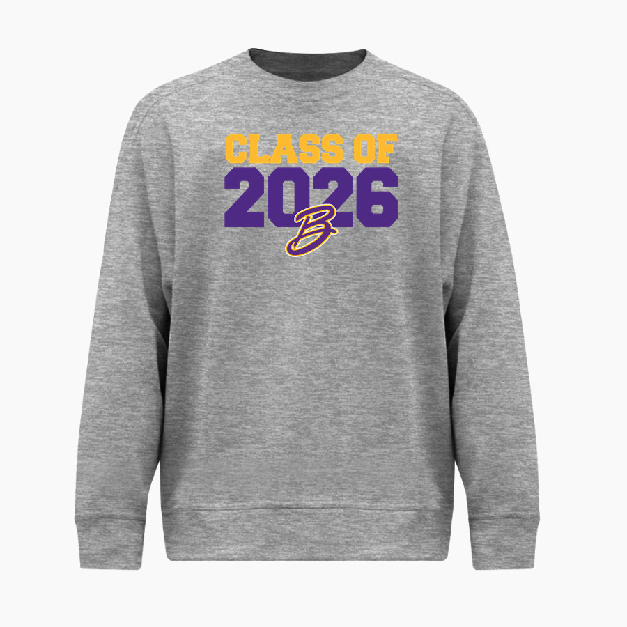 BELLBROOK GOLDEN EAGLES The Official Online Store <span class="pdp-name-mascot">BELLBROOK GOLDEN EAGLES</span> BSN SPORTS Men's Cotton Rich Fleece Crew Neck