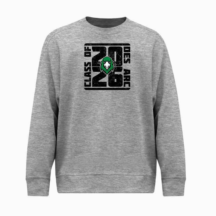DES ARC HIGH SCHOOL EAGLES <span class="pdp-name-mascot">DES ARC EAGLES</span> BSN SPORTS Men's Cotton Rich Fleece Crew Neck