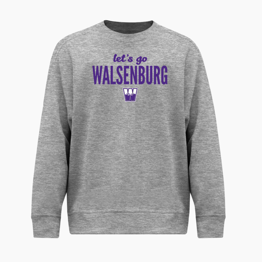 Walsenburg JR SR High School PANTHERS BSN SPORTS Men's Cotton Rich Fleece Crew Neck