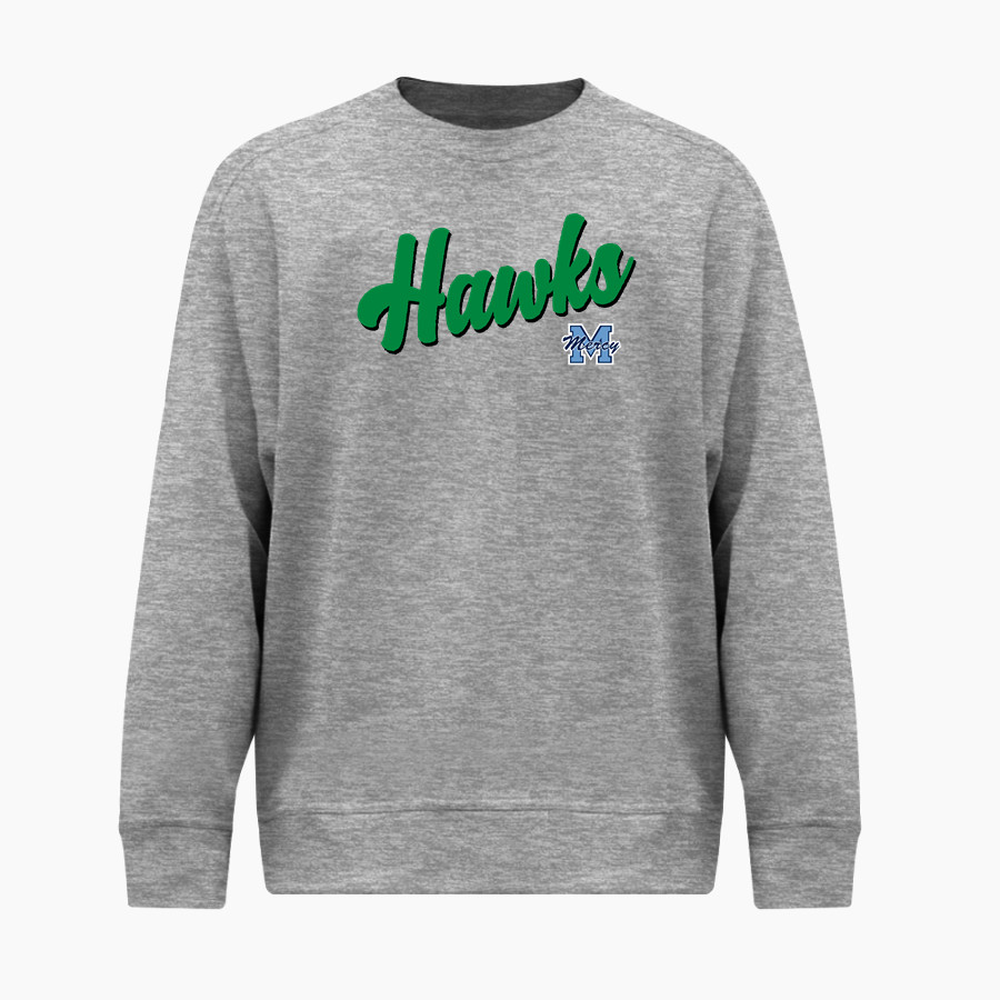 Mount Alvernia Academy Hawks BSN SPORTS Men's Cotton Rich Fleece Crew Neck