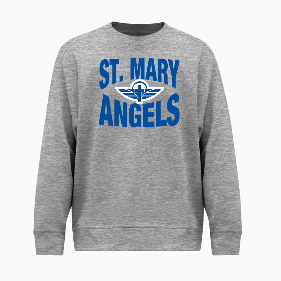 St. Mary Angels BSN SPORTS Men's Cotton Rich Fleece Crew Neck