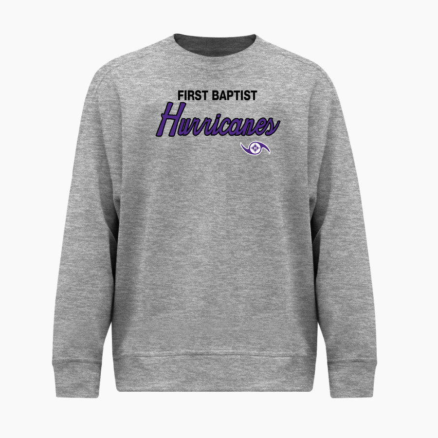 First Baptist Hurricanes <span class="pdp-name-mascot">First Baptist Hurricanes</span> BSN SPORTS Men's Cotton Rich Fleece Crew Neck