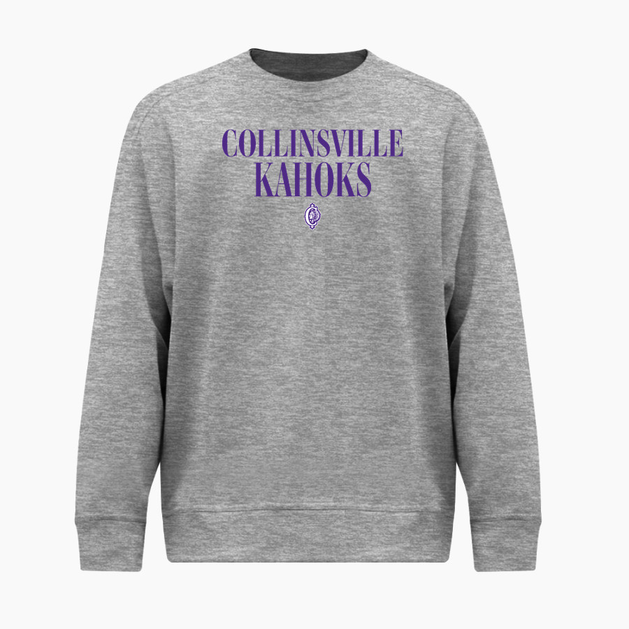 Collinsville Kahoks BSN SPORTS Men's Cotton Rich Fleece Crew Neck