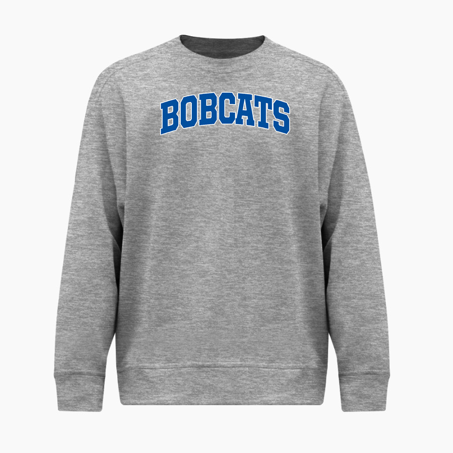 Blue Hill Bobcats <span class="pdp-name-mascot">Blue Hill Community School District Bobcats</span> BSN SPORTS Men's Cotton Rich Fleece Crew Neck
