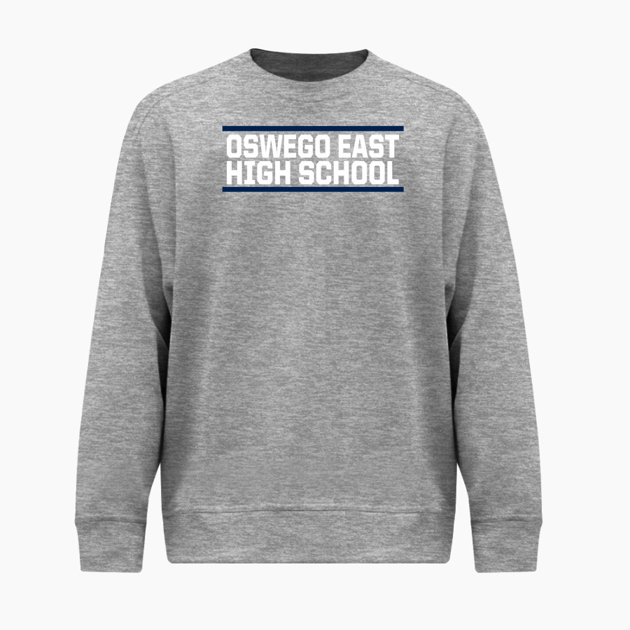 Oswego East Wolves <span class="pdp-name-mascot">Oswego East Wolves</span> BSN SPORTS Men's Cotton Rich Fleece Crew Neck