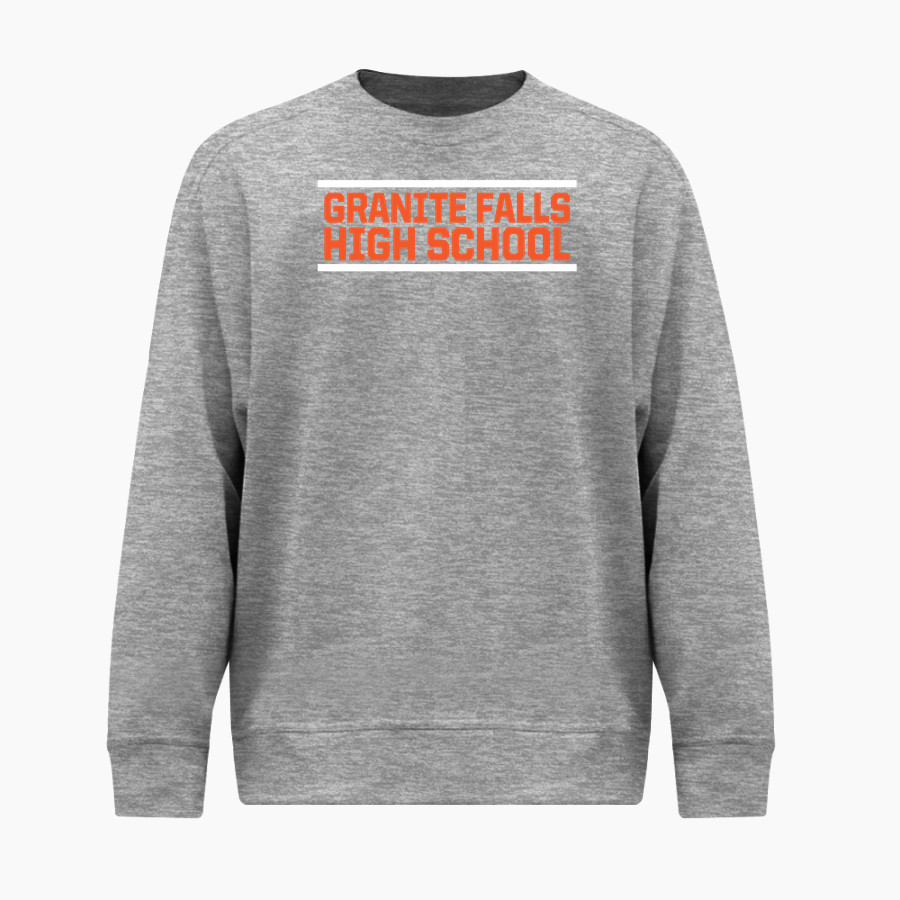 GRANITE FALLS HIGH SCHOOL TIGERS <span class="pdp-name-mascot">GRANITE FALLS TIGERS</span> BSN SPORTS Men's Cotton Rich Fleece Crew Neck