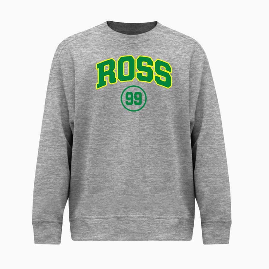 Ross Rebels <span class="pdp-name-mascot">Ross Rebels</span> BSN SPORTS Men's Cotton Rich Fleece Crew Neck