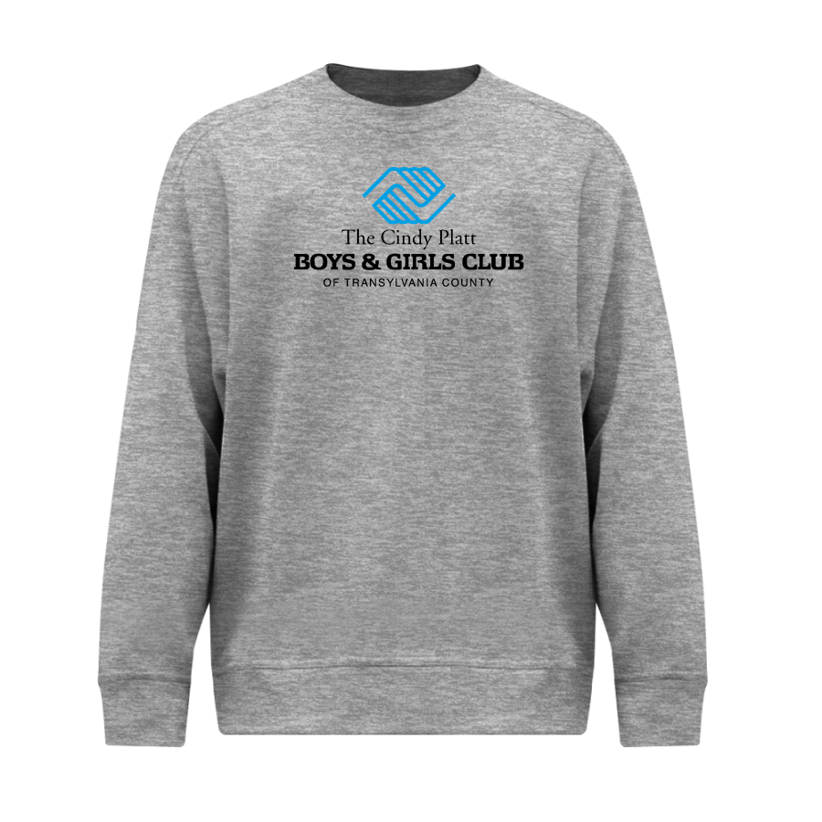 The Cindy Platt Boys & Girls Club of Transylvania County <span class="pdp-name-mascot">The Cindy Platt Boys & Girls Club of Transylvania County</span> BSN SPORTS Men's Cotton Rich Fleece Crew Neck