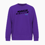 Moanalua Na Menehune <span class="pdp-name-mascot">Moanalua Menehunes</span> BSN SPORTS Men's Cotton Rich Fleece Crew Neck Front Thumbnail