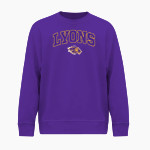 LYON COUNTY HIGH SCHOOL LYONS BSN SPORTS Men's Cotton Rich Fleece Crew Neck Front Thumbnail