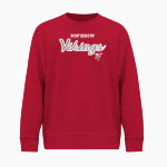 Montgomery Vikings BSN SPORTS Men's Cotton Rich Fleece Crew Neck Front Thumbnail
