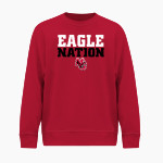 Godwin Eagles BSN SPORTS Men's Cotton Rich Fleece Crew Neck Front Thumbnail