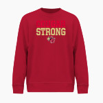 Caldwell Cougars <span class="pdp-name-mascot">Caldwell Cougars</span> BSN SPORTS Men's Cotton Rich Fleece Crew Neck Front Thumbnail