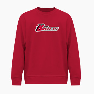 BSN SPORTS Men's Cotton Rich Fleece Crew Neck