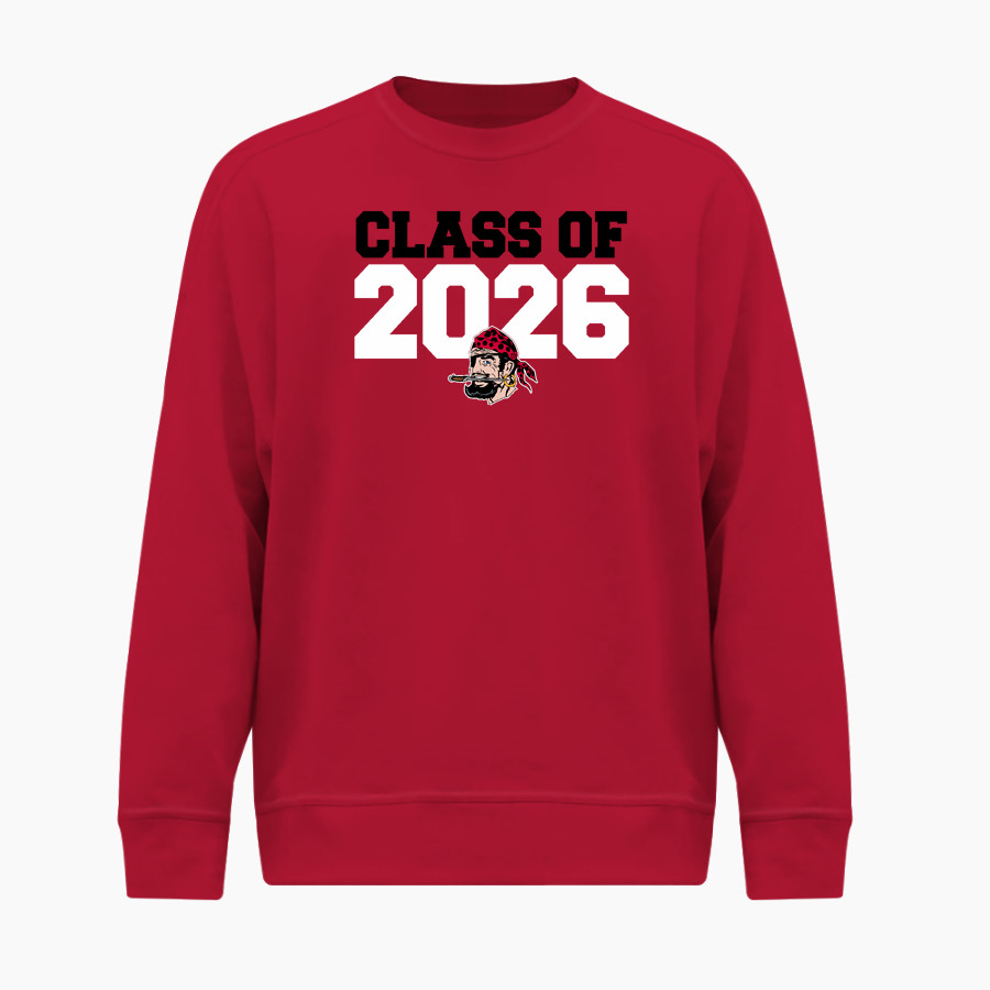Marlette Red Raiders <span class="pdp-name-mascot">Marlette Red Raiders</span> BSN SPORTS Men's Cotton Rich Fleece Crew Neck