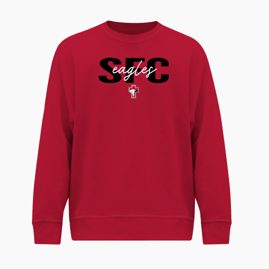 SFC Eagles BSN SPORTS Men's Cotton Rich Fleece Crew Neck