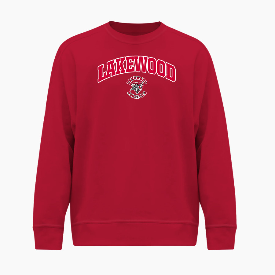 LAKEWOOD HIGH SCHOOL LANCERS <span class="pdp-name-mascot">LAKEWOOD LANCERS</span> BSN SPORTS Men's Cotton Rich Fleece Crew Neck
