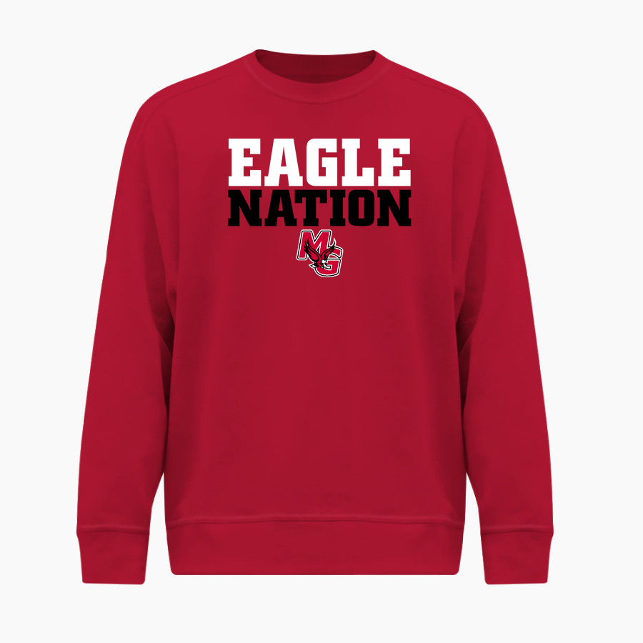 Godwin Eagles BSN SPORTS Men's Cotton Rich Fleece Crew Neck