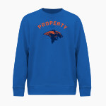 Wiggs Wolverines <span class="pdp-name-mascot">Wiggs Wolverines</span> BSN SPORTS Men's Cotton Rich Fleece Crew Neck Front Thumbnail
