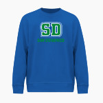 San Domenico Panthers <span class="pdp-name-mascot">San Domenico Panthers</span> BSN SPORTS Men's Cotton Rich Fleece Crew Neck Front Thumbnail