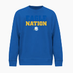Adams Eagles <span class="pdp-name-mascot">Adams Eagles</span> BSN SPORTS Men's Cotton Rich Fleece Crew Neck Front Thumbnail