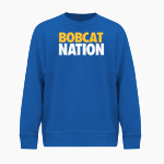 BACON ACADEMY BOBCATS <span class="pdp-name-mascot">BACON ACADEMY BOBCATS</span> BSN SPORTS Men's Cotton Rich Fleece Crew Neck Front Thumbnail