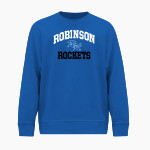 ROBINSON HIGH SCHOOL ROCKETS <span class="pdp-name-mascot">ROBINSON ROCKETS</span> BSN SPORTS Men's Cotton Rich Fleece Crew Neck Front Thumbnail