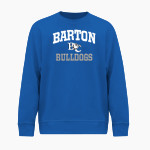 Barton College Official Store of the Bulldogs <span class="pdp-name-mascot">Barton Bulldogs</span> BSN SPORTS Men's Cotton Rich Fleece Crew Neck Front Thumbnail