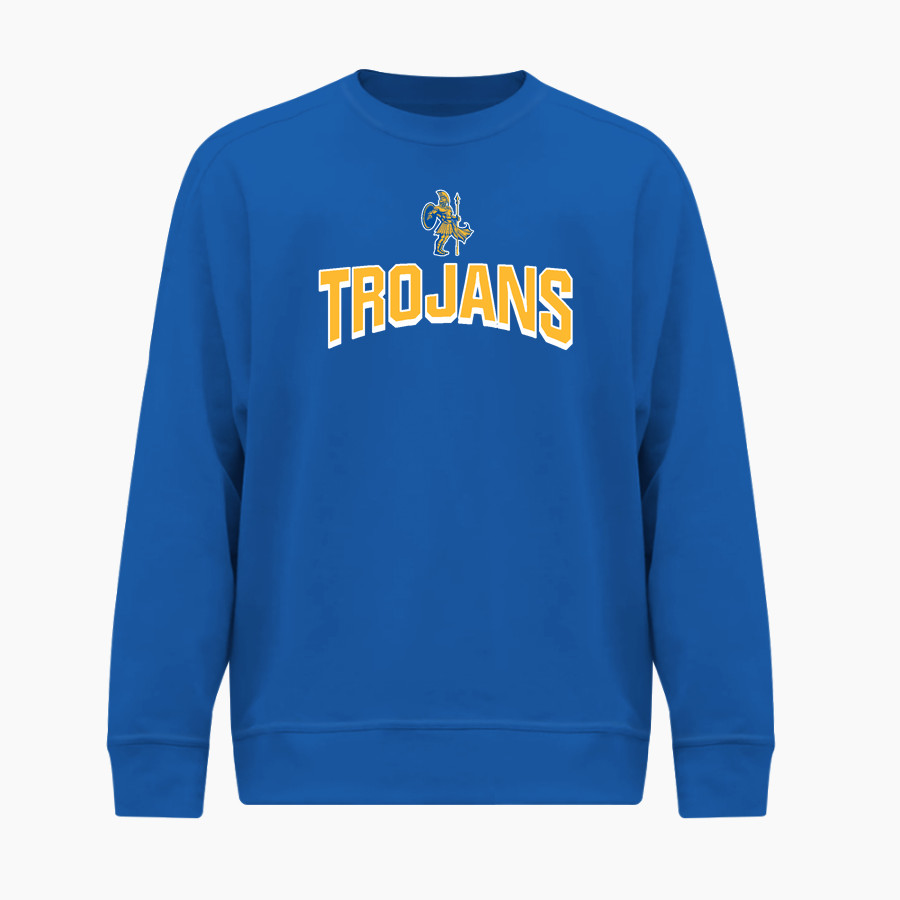 Terra Linda Trojans BSN SPORTS Men's Cotton Rich Fleece Crew Neck