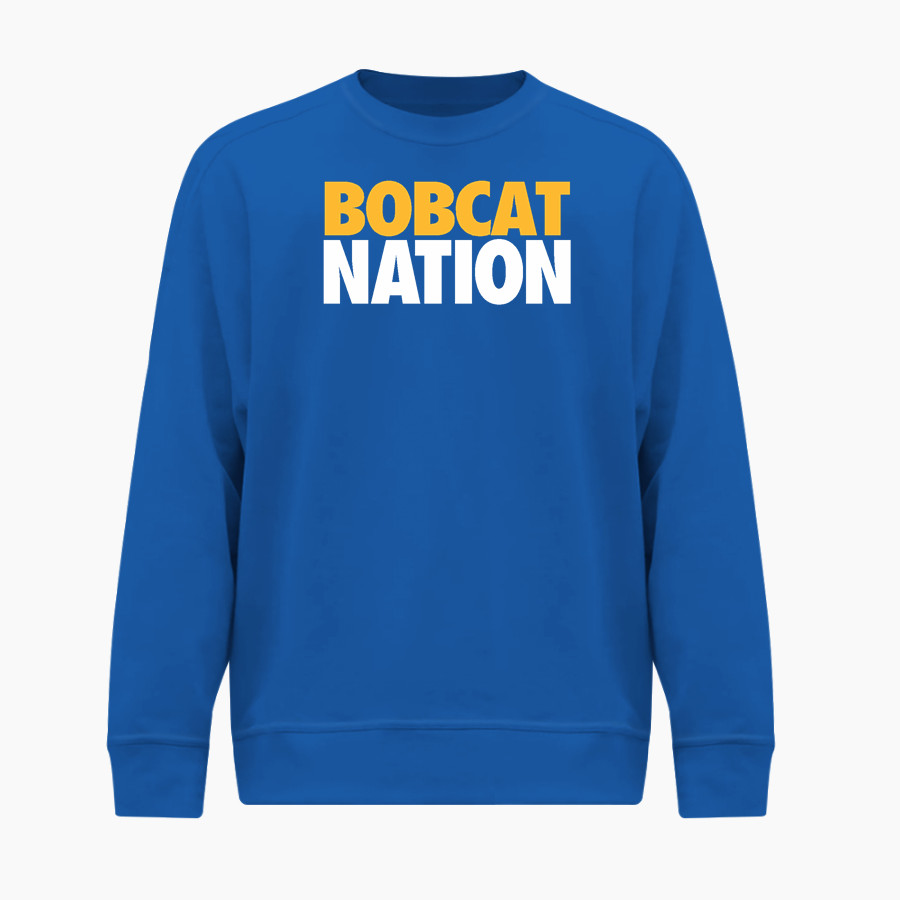 BACON ACADEMY BOBCATS <span class="pdp-name-mascot">BACON ACADEMY BOBCATS</span> BSN SPORTS Men's Cotton Rich Fleece Crew Neck