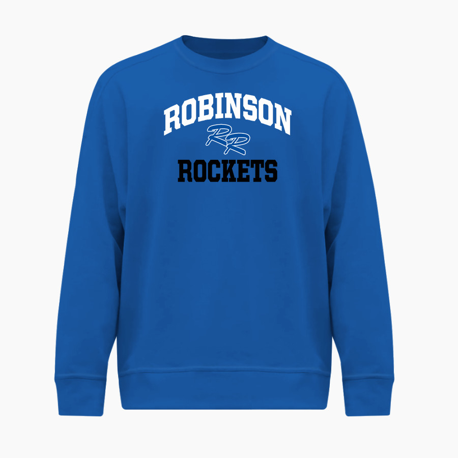 ROBINSON HIGH SCHOOL ROCKETS <span class="pdp-name-mascot">ROBINSON ROCKETS</span> BSN SPORTS Men's Cotton Rich Fleece Crew Neck