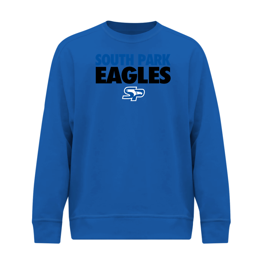 SOUTH PARK HIGH SCHOOL EAGLES <span class="pdp-name-mascot">SOUTH PARK EAGLES</span> BSN SPORTS Men's Cotton Rich Fleece Crew Neck