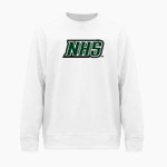 NEW HAMPTON HUSKIES BSN SPORTS Men's Cotton Rich Fleece Crew Neck Front Thumbnail