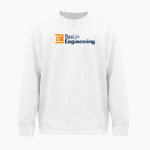 Baskin Engineering Sideline Store BSN SPORTS Men's Cotton Rich Fleece Crew Neck Front Thumbnail