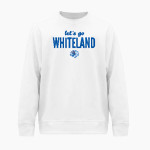Whiteland Warriors BSN SPORTS Men's Cotton Rich Fleece Crew Neck Front Thumbnail