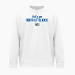 NORTH LITTLE ROCK HIGH SCHOOL CHARGING WILDCATS <span class="pdp-name-mascot">NORTH LITTLE ROCK CHARGING WILDCATS</span> BSN SPORTS Men's Cotton Rich Fleece Crew Neck Front Thumbnail
