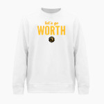 Worth Rams BSN SPORTS Men's Cotton Rich Fleece Crew Neck Front Thumbnail