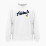 Nimitz Admirals BSN SPORTS Men's Cotton Rich Fleece Crew Neck Front Thumbnail