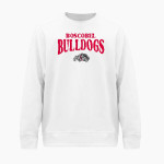 Boscobel Bulldogs BSN SPORTS Men's Cotton Rich Fleece Crew Neck Front Thumbnail