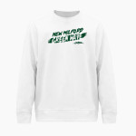 New Milford Green Wave BSN SPORTS Men's Cotton Rich Fleece Crew Neck Front Thumbnail