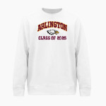 ARLINGTON HIGH SCHOOL EAGLES BSN SPORTS Men's Cotton Rich Fleece Crew Neck Front Thumbnail