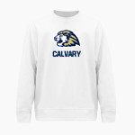 Calvary Lions BSN SPORTS Men's Cotton Rich Fleece Crew Neck Front Thumbnail