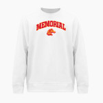 MEMORIAL HIGH SCHOOL CHARGERS <span class="pdp-name-mascot">MEMORIAL CHARGERS</span> BSN SPORTS Men's Cotton Rich Fleece Crew Neck Front Thumbnail