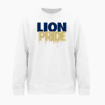 Calvary Lions BSN SPORTS Men's Cotton Rich Fleece Crew Neck Front Thumbnail