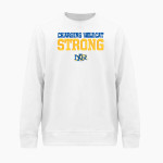 NORTH LITTLE ROCK HIGH SCHOOL CHARGING WILDCATS BSN SPORTS Men's Cotton Rich Fleece Crew Neck Front Thumbnail