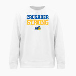 Madonna Crusaders BSN SPORTS Men's Cotton Rich Fleece Crew Neck Front Thumbnail