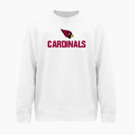 LOWELL HIGH SCHOOL CARDINALS <span class="pdp-name-mascot">LOWELL CARDINALS</span> BSN SPORTS Men's Cotton Rich Fleece Crew Neck Front Thumbnail