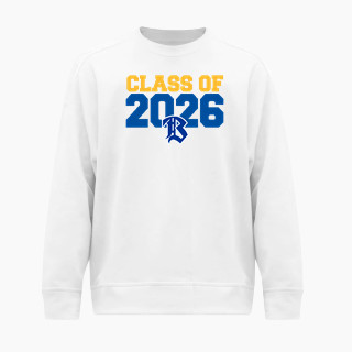 BSN SPORTS Men's Cotton Rich Fleece Crew Neck