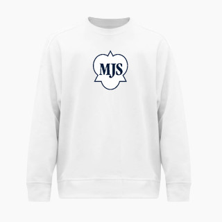 BSN SPORTS Men's Cotton Rich Fleece Crew Neck