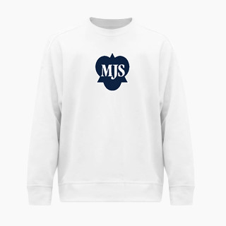 BSN SPORTS Men's Cotton Rich Fleece Crew Neck